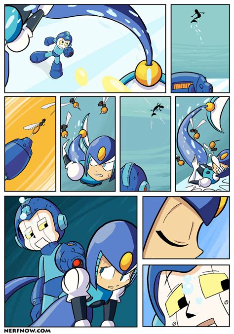 Megaman & splashwoman comic porn .